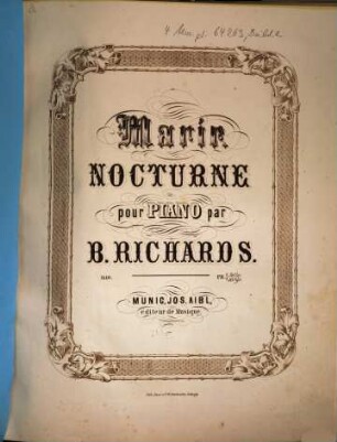 Marie : Nocturne pour piano