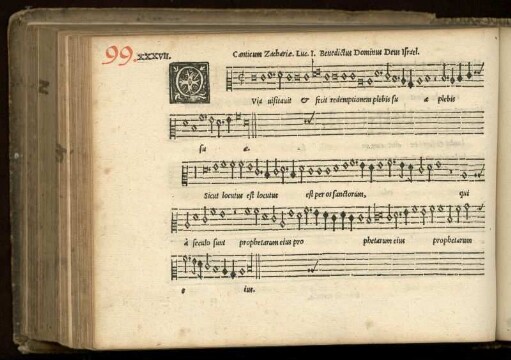 37. [= 99.] Benedictus Dominus Deus Israel