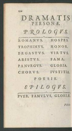 Dramatis Personae.