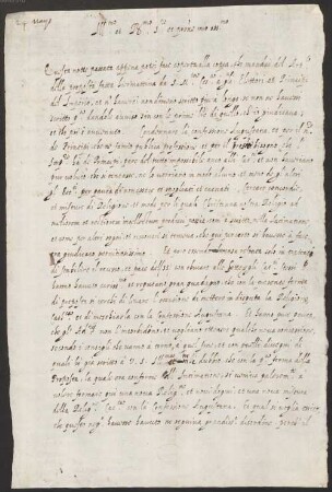 Giovanni Francesco Commendone (1524 - 1584)Autographen: Brief von Giovanni Francesco Commendone an Reomanus - BSB Autogr.Cim. Commendone, Giovanni Francesco