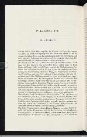 IV. Lebensmitte