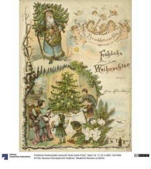 Fröhliche Weihnachten wünscht "Euer Sohn Franz"