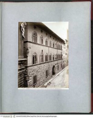 IV Florence ArchitectureFlorenz, Palazzo Pazzi-Quaratesi, Fassade - Rotes Album IV (Florenz, Architektur)