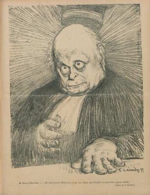 M. Ballot-Beaupré. - ... Et maintenant, Messieurs, si je vous disais que Dreyfus...