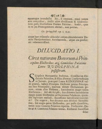 358-376, Dilucidatio I. - III.