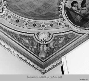 Zyklus mit Putten und Nymphen : Konzert einer Nymphe und Putten : Ornamentale Dekoration