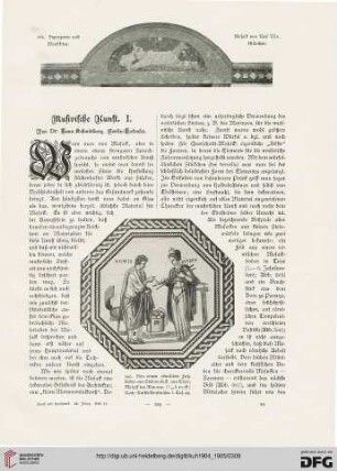 Musivische Kunst, [1]