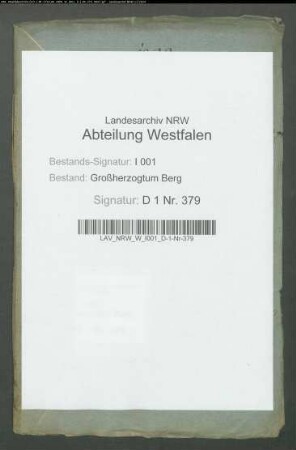 Die pachtlos werdenden Domänengründe der Rentei Liesborn