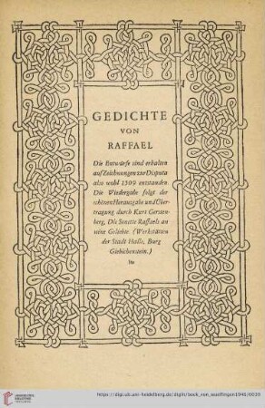 Gedichte von Rafael