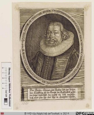 Bildnis Gottfried Gese (lat. Gesius)