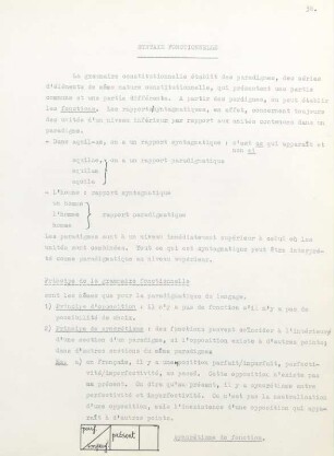 38-56, Syntaxe fonctionnelle