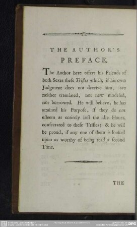 The Author´s Preface