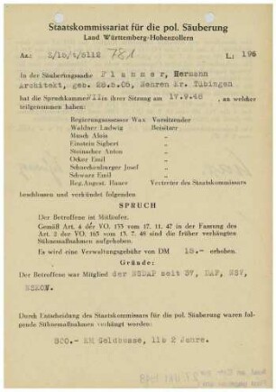 Flammer, Hermann