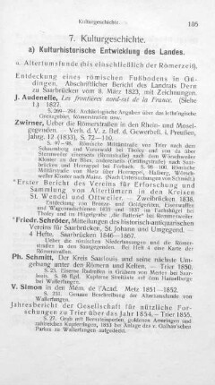 7. Kulturgeschichte.