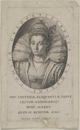 Bildnis der Isabella Andreini