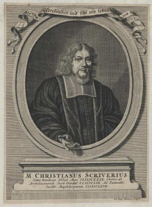 Bildnis des Christianus Scriverius