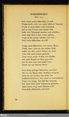 Wiegenlied