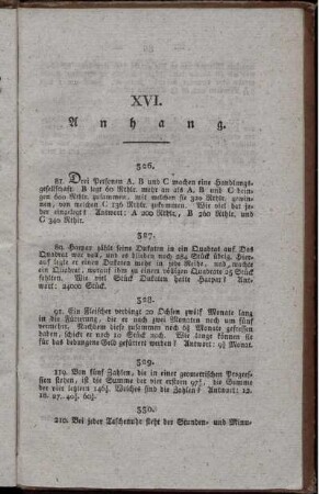 XVI. Anhang.