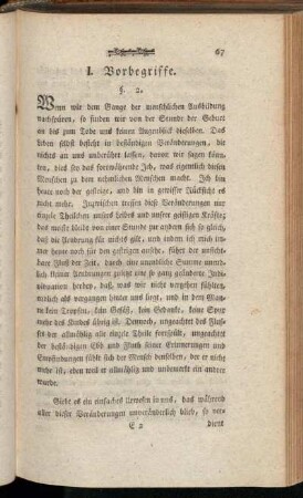 I. Vorbegriffe