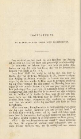 Hoofdstuk VII. De familie de Rese krijgt dure logeergasten