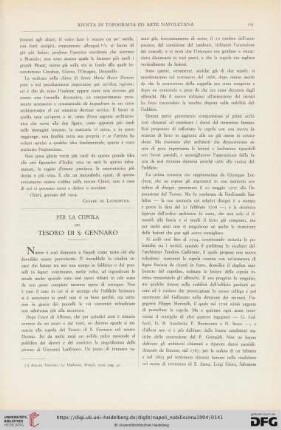Per la cupola del tesoro di S. Gennaro
