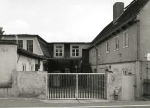 Meißen, Dresdner Straße 95. Wohnhaus (1803). Blick in den Hof