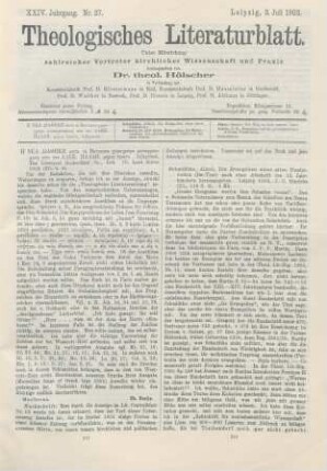 314-315 [Rezension] Die Evangelien eines alten Unzialcodex (B Aleph-Txt)