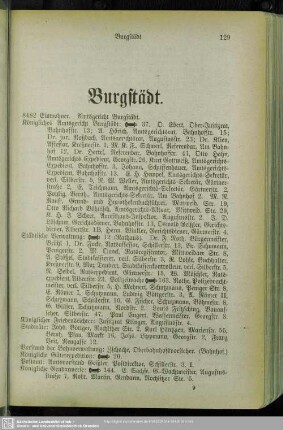 Amtsgerichtsbezirk Burgstädt nebst Rußdorf (Altenburg) u. Chursdorf (Penig)