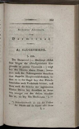 Siebenter Abschnitt. Vom Darmcanal