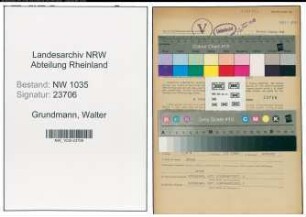 Entnazifizierung Walter Grundmann , geb. 22.05.1908 (Hauer)