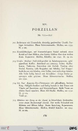 Porzellan (Nr. 711-832)