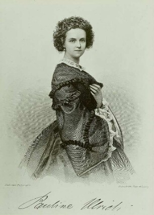 Bildnis der Schauspielerin Pauline Ulrich