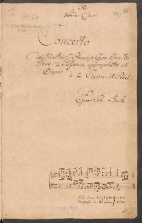 Konzerte; org; C-Dur; BWV 595