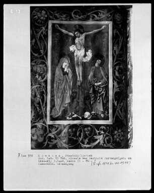 Fünfbändiges Missale von Berthold Furtmeyr — Erster Band — Kreuzigung, Folio 46verso