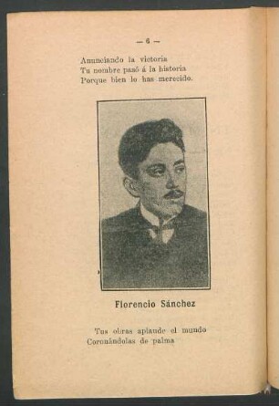 [Fotografía de] Florencio Sánchez