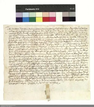 Revers Johanns von Sternberg bezüglich der Belehnung mit zwei Vorwerken in Milz und weiteren im Einzelnen aufgeführten Lehen durch Balthasar [von Dernbach], Abt von Fulda