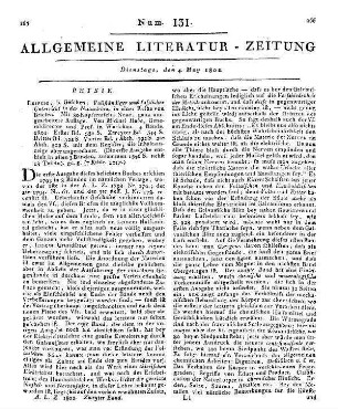 Hube, M.: Vollständiger und faßlicher Unterricht in der Naturlehre. 2. Aufl. In einer Reihe von Briefen. Leipzig: Göschen 1801