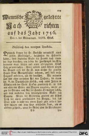 Den 1. des Weinmonats. XXVII. Stück