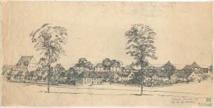 Fischer, Theodor; Schweinfurt (Bayern); Wohnsiedlung Bauverein - Perspektive