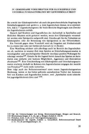 IV. Gemeinsame Vorschriften für Glücksspiele und Unterhaltungsautomaten mit Gewinnmöglichkeit
