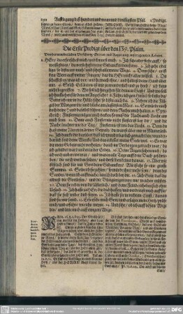 Die Predigten über den hundert und neun und dreissigsten Psalm