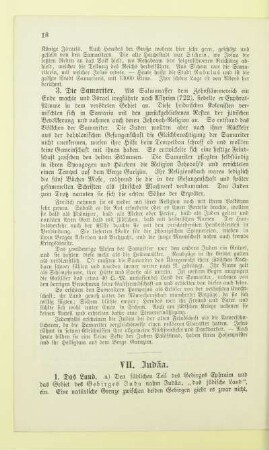 VII. Judäa