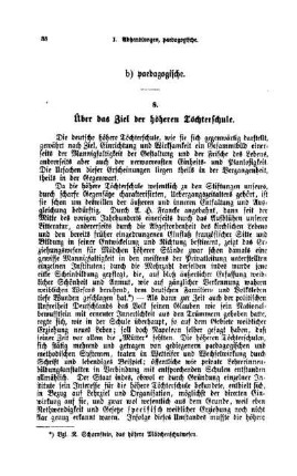 Über das Ziel der höheren Töchterschule