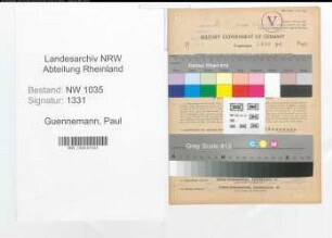 Entnazifizierung Paul Guennemann , geb. 19.09.1906 (Techniker)