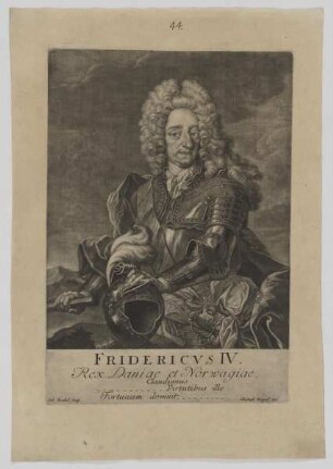Bildnis des Fridericvs IV., Rex Dania et Norwagia