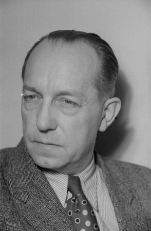 Porträt des polnischen Schriftstellers Leon Kruczkowski auf der II. Kulturbundtagung in Berlin : Porträt von Leon Kruczkowski
