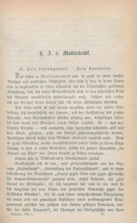 477-491 H. J. v. Mallinckrodt : Fortsetzung