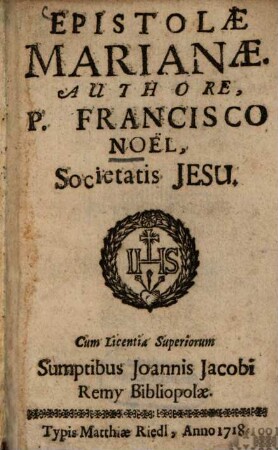 Epistolae Marianae