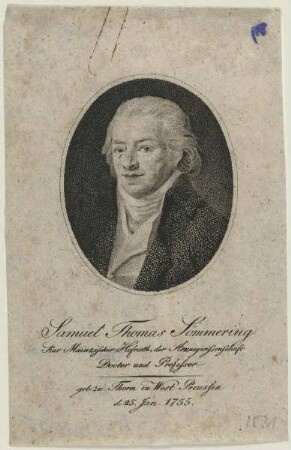 Bildnis des Samuel Thomas von Sömmerring