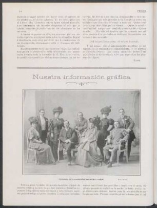 [Fotografía de] Personal de la compañía dramática Muñoz